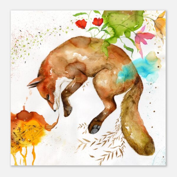 Foxtales - Aluminum Print 50x50 cm / 20x20″